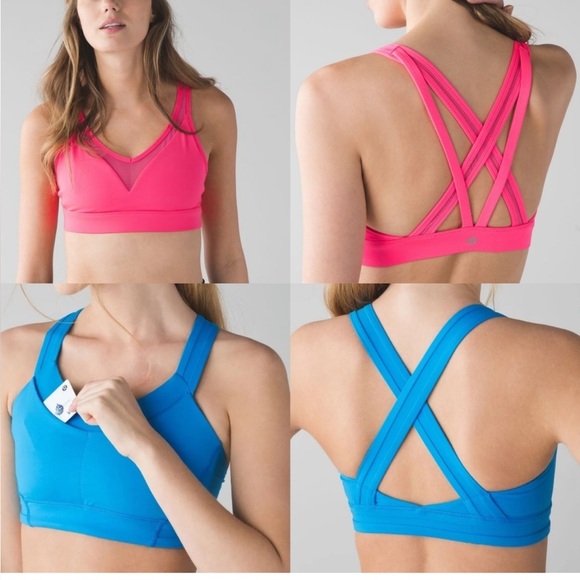 2 Lululemon sport bras size 4 - Picture 1 of 10